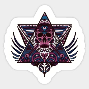 Cool skull Sticker